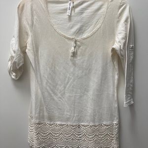 Cotton & Lace Shirt